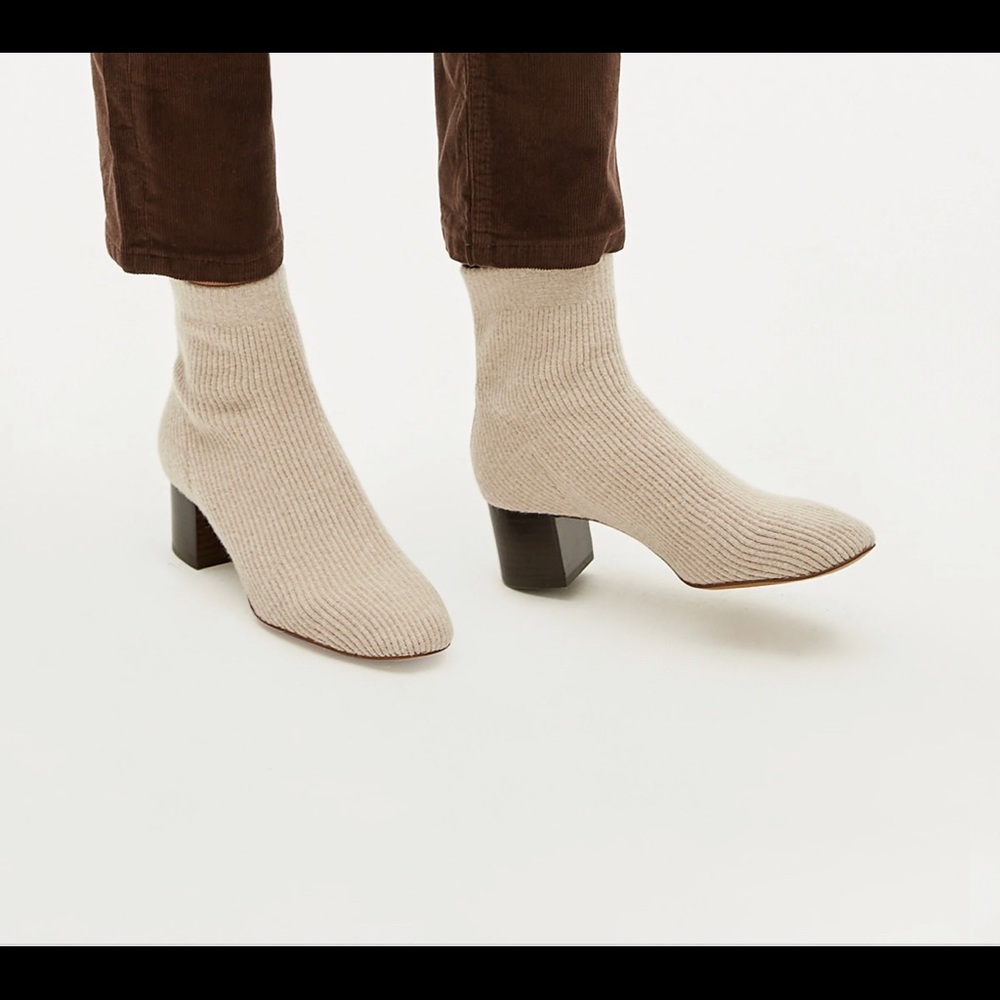 Everlane Glove Boot - Wool - Oatmeal